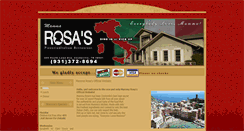 Desktop Screenshot of mammarosasitalian.com
