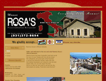 Tablet Screenshot of mammarosasitalian.com